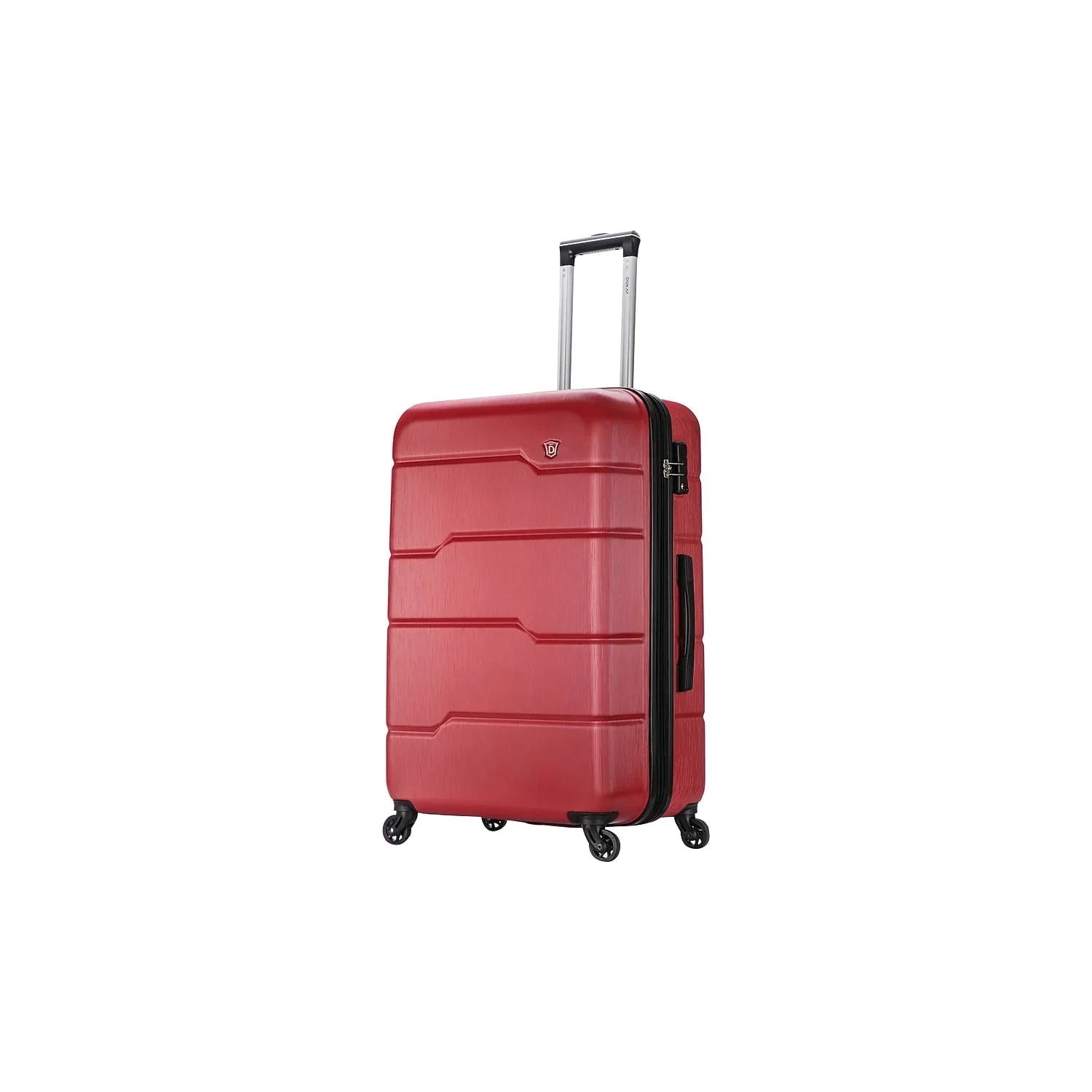 DUKAP RODEZ Plastic 4-Wheel Spinner Luggage Red (DKROD00L-RED) - Exclusive Design