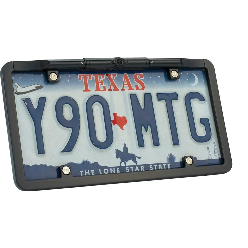 BOYO VTL275HD - Ultra Slim Full-Frame License Plate HD Backup Camera (Chrome) - Exclusive Design