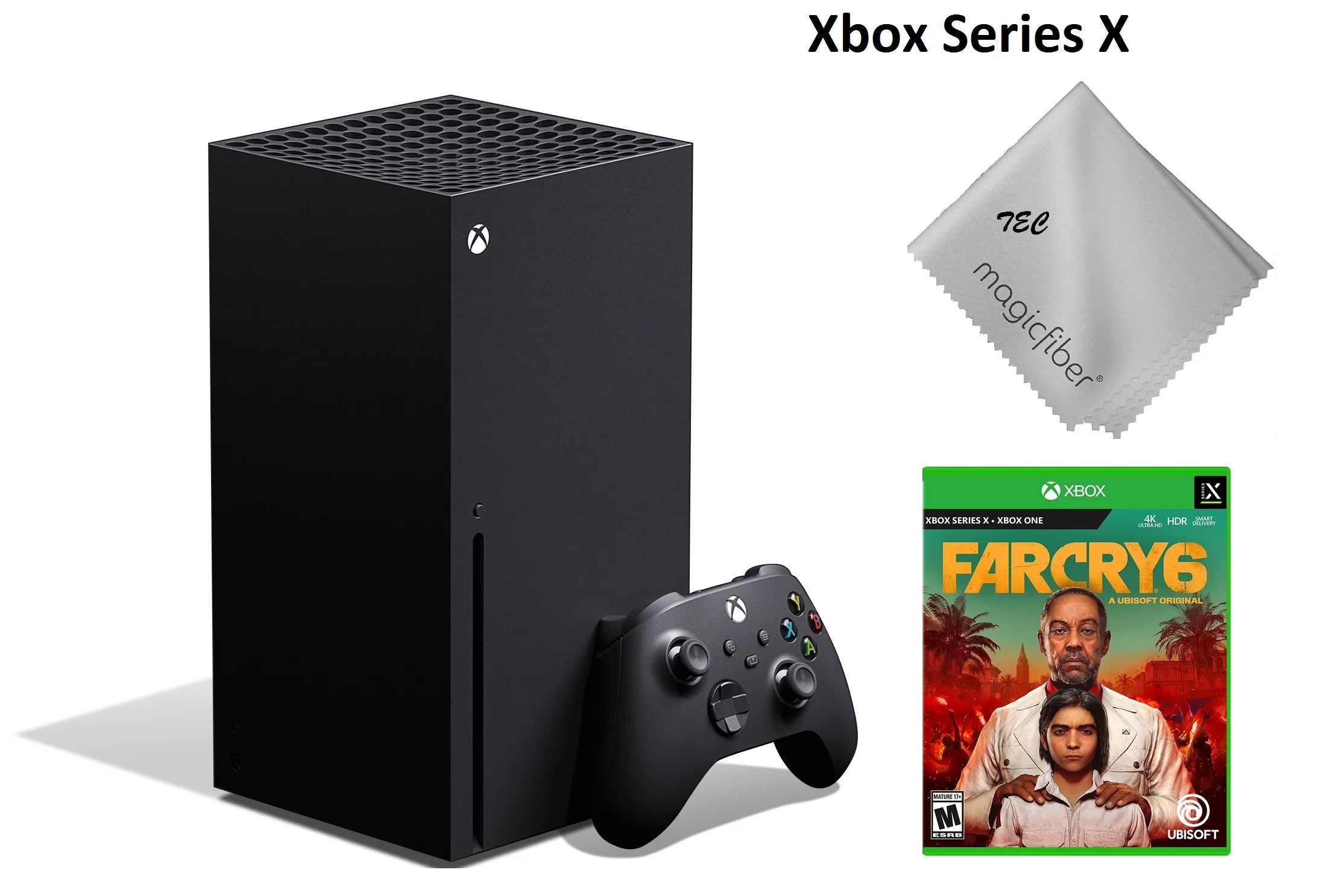 Stylish TEC Newest - Xbox -Series- -X- Gaming Console - 1TB SSD Black With Far Cry 6 Game Bundle