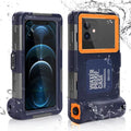 UrbanX Professional [15m/50ft] Swimming Underwater Exploration Surfing Snorkeling Photo Video Waterproof Protective Case Underwater Housing for LG W41+ And all Phones Up to 6.9 Inch LCD with Lanyard