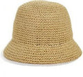 Womenâs Kate Spade New York Metallic Crochet Bucket Hat Tan - Exclusive Design