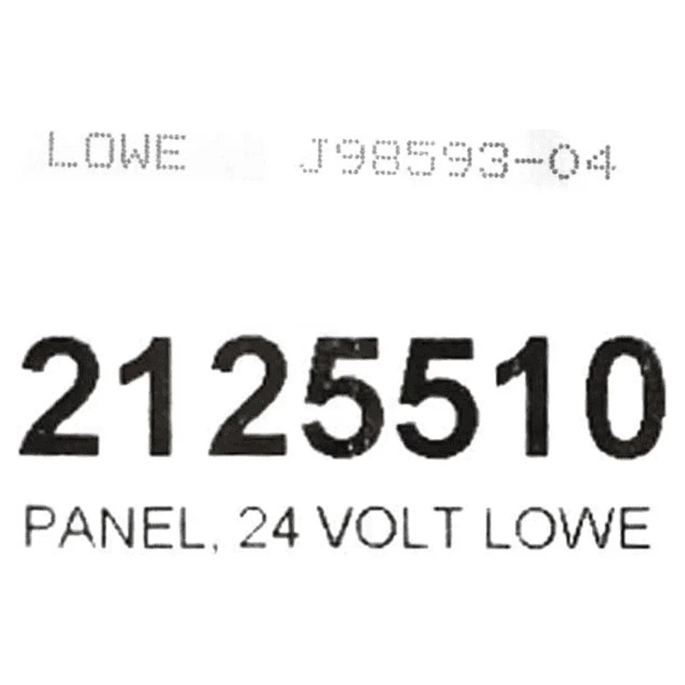 Lowe Boat Trim Switch Panel 2125510 | 7 x 5 Inch Plastic Black - Exclusive Design