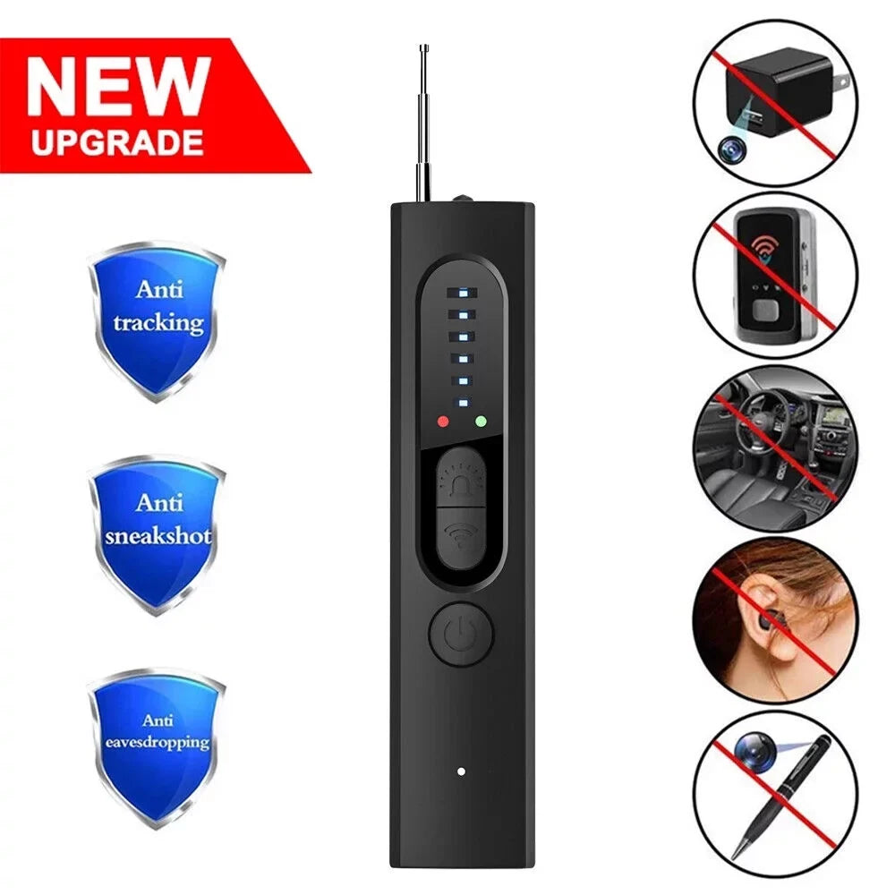 JahyElec Smart Signal Gear Anti-spy Hidden Camera Detector - RF Audio Detection Device