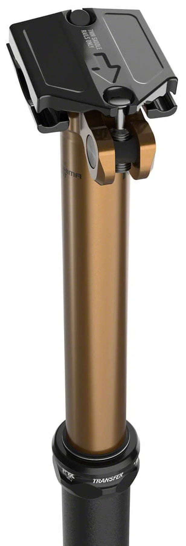 FOX Transfer Factory Dropper Seat Post - 31.6, 125mm Travel, Internal Route, Kashima Coat