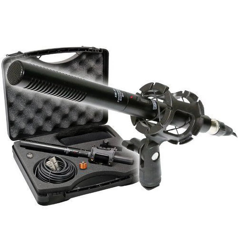 Fujifilm X-T20 Mirrorless Digital Camera External Microphone Vidpro XM-55 13-Piece Professional Video & Broadcast Unidirectional Condenser Microphone Kit
