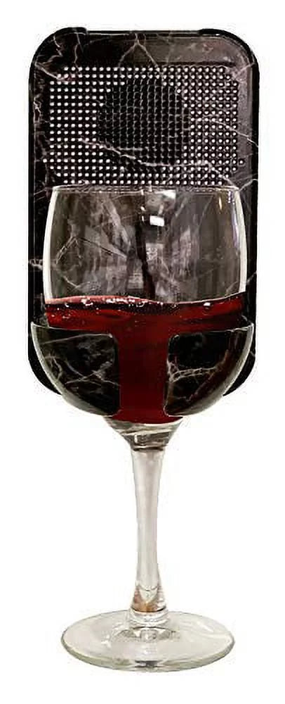 Gabba Goods Premium Bluetooth 5.0 Wireless Portable Shower/Bath Water Resistant Wine Glass Holder & Speaker with Built in Microphone