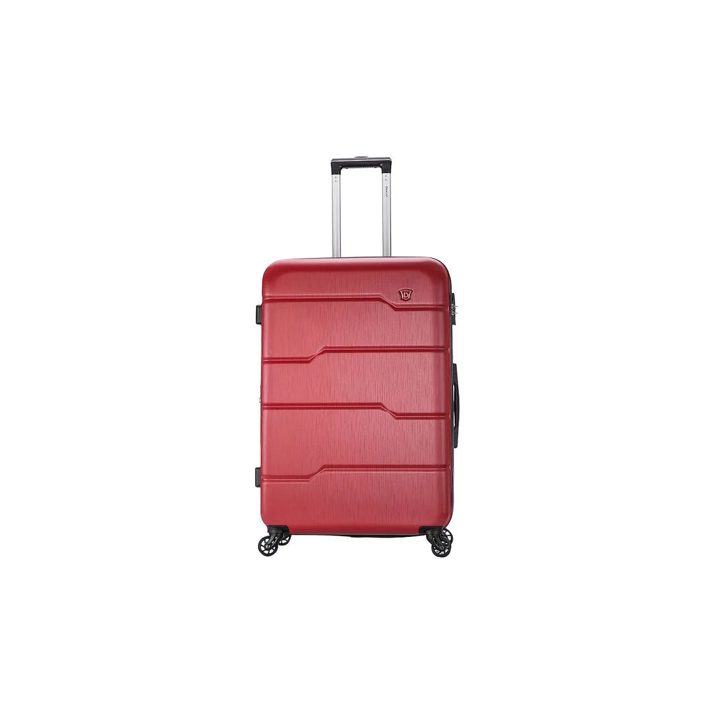 DUKAP RODEZ Plastic 4-Wheel Spinner Luggage Red (DKROD00L-RED) - Exclusive Design