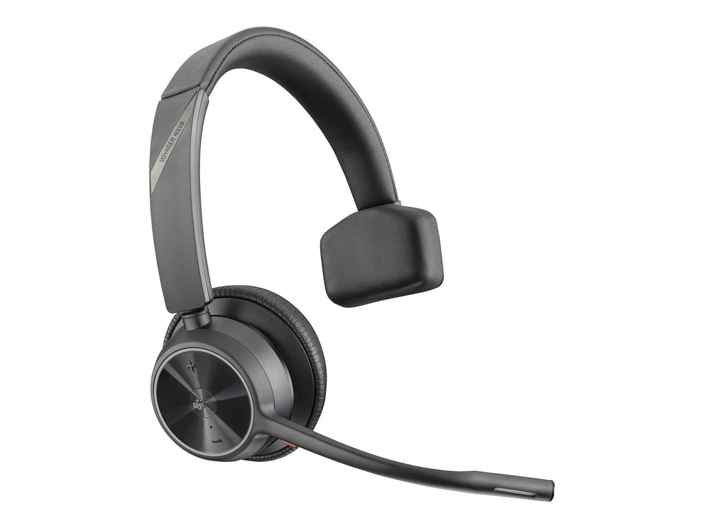 Poly Voyager 4310 USB-AHeadset + BT700 dongle TAA - Google Assistant, Siri - Mono - USB Type A - Wired/Wireless - Bluetooth - 164 ft - 20 Hz - 20 kHz - On-ear, Over-the-head - Monaural - Supra-aura... - Exclusive Design