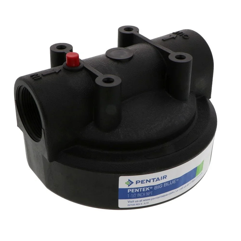 Stylish Pentair/Pentek Filter Housing,13 1/2" H,7 1/2" Dia,Blue 150239-75