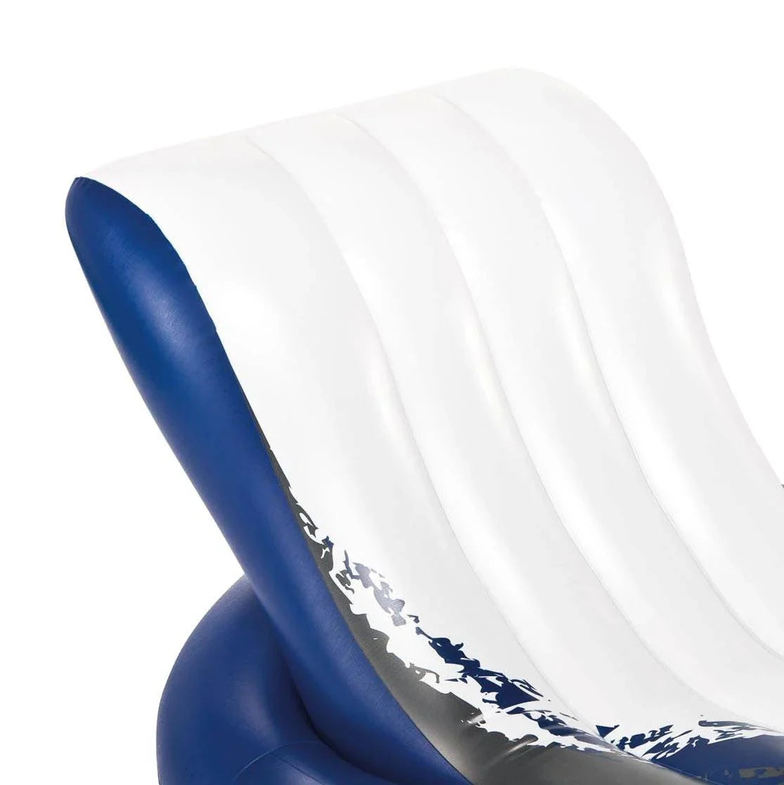 Intex Inflatable Floating Comfortable Recliner Lounges with Cup Holders (3 Pack) - Exclusive Design