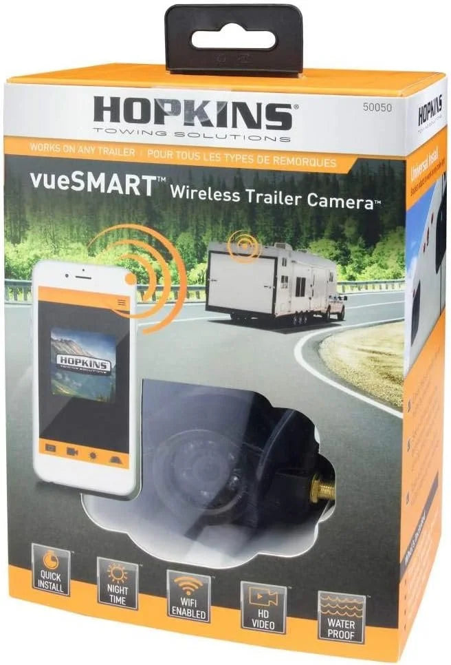 Hopkins Towing Solutions Towing Solution 50050 vueSMART Trailer Camera - Exclusive Design