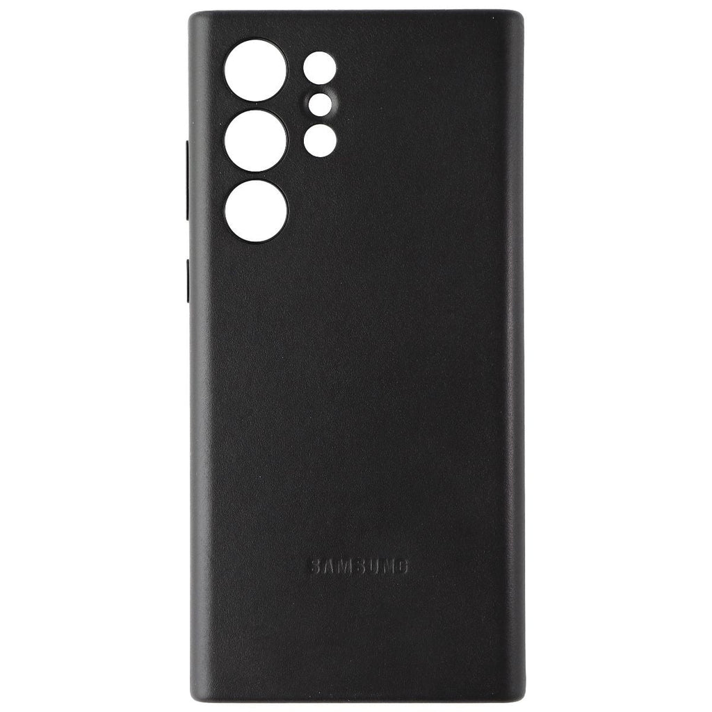 Stylish Samsung Galaxy Ultra S22 Leather Cover, Black (EF-VS908LBEWMT)