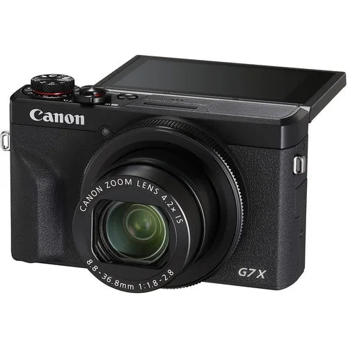 Stylish Canon PowerShot G7 X Mark III Digital Camera (3637C001) + 64GB Card + More