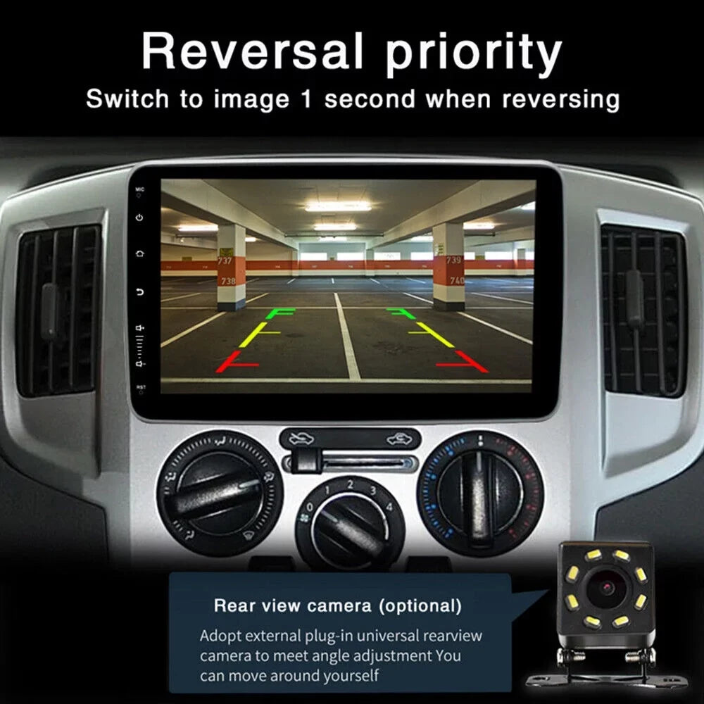 JahyShow Rotary Double Spindle Navigation - 10.1 Inch Android 9.1 GPS Player with Dual Din Touch Screen