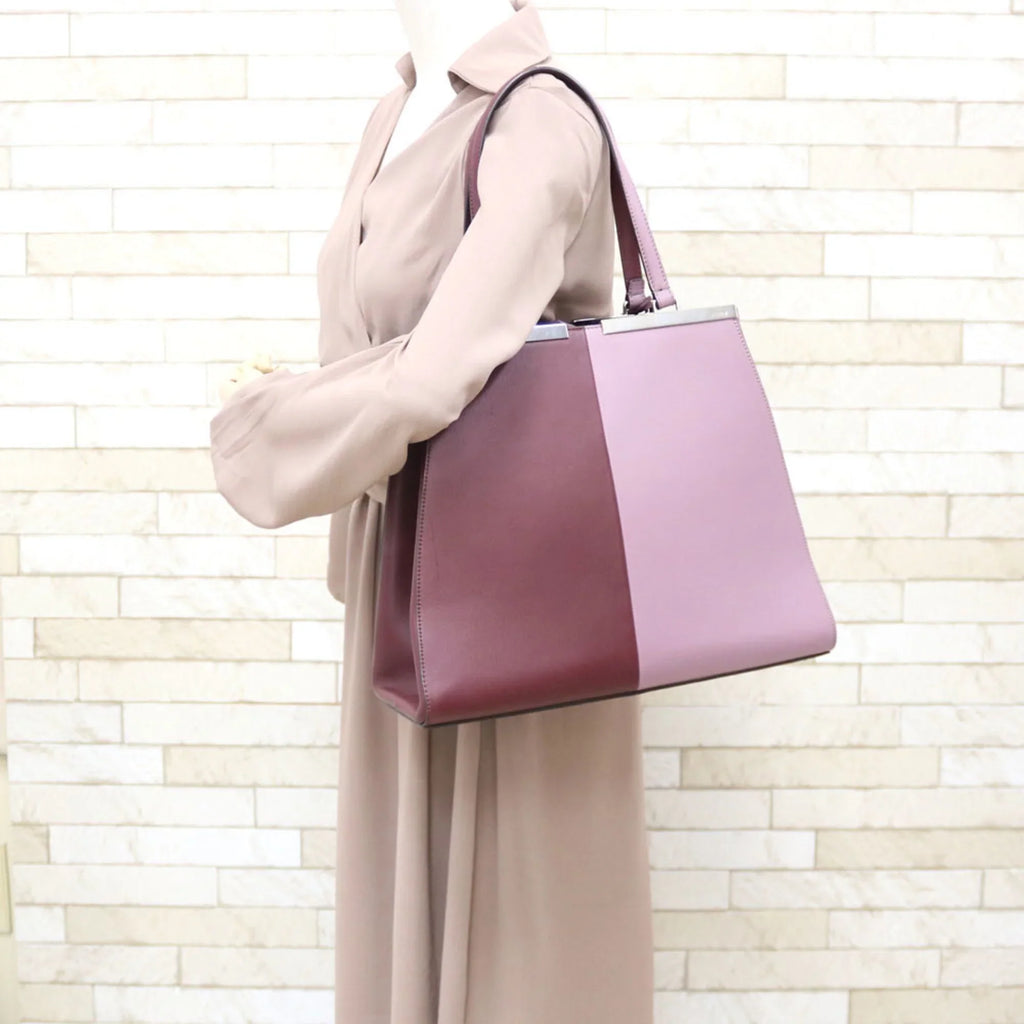 Pre-Owned FENDI Fendi Shoulder Bag Pink Women's Leather (Fair) - Exclusive Design