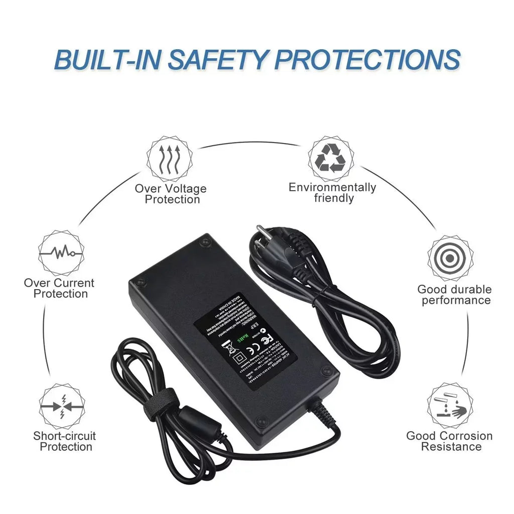 CJP-Geek 19.5V 7.7A AC Adapter Charger for Zbook 15 Workstation 677763-002 Power Cord