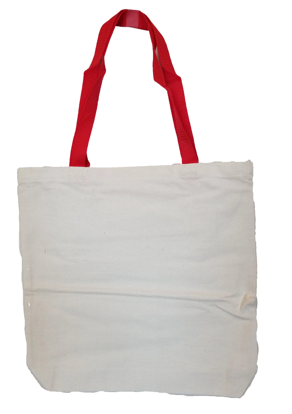 Lot of 12 White Cotton Totes 14 1/2" x 14 1/2" DIY Customize Craft Bags
