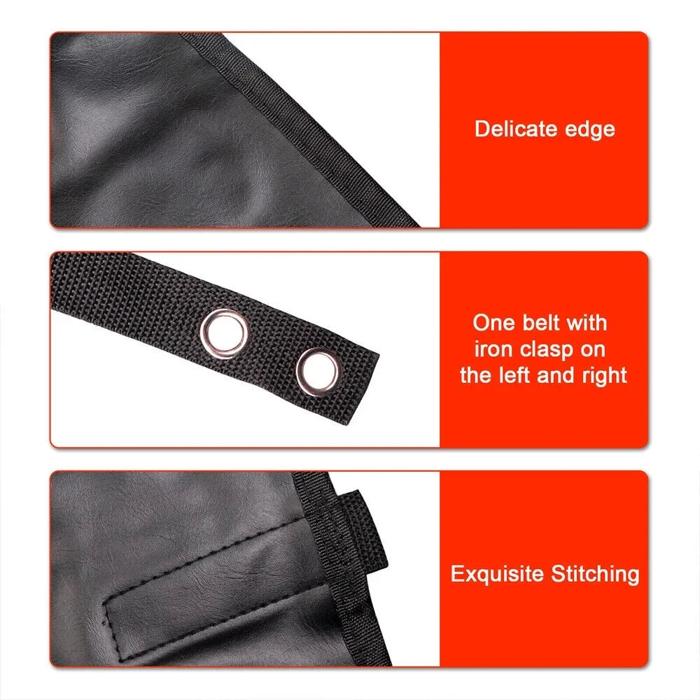 Premium Leather Sunshade Protector for Jeep Wrangler JK JKU 07-18 NEW - Ultimate Sun Protection