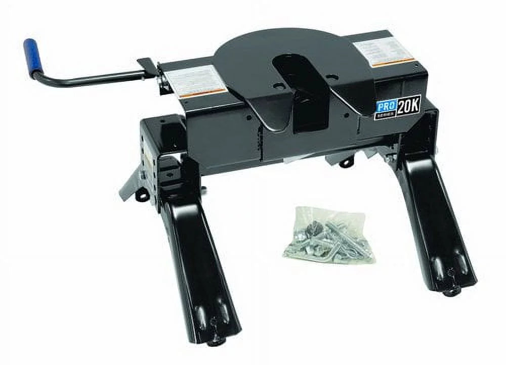 (2 Boxes-30118+30727)Pro Series 20K 5Th Wheel Hitch(30124 Or 30035 Rail Sold Separately) Replacement Auto Part, Easy to Install - Exclusive Design