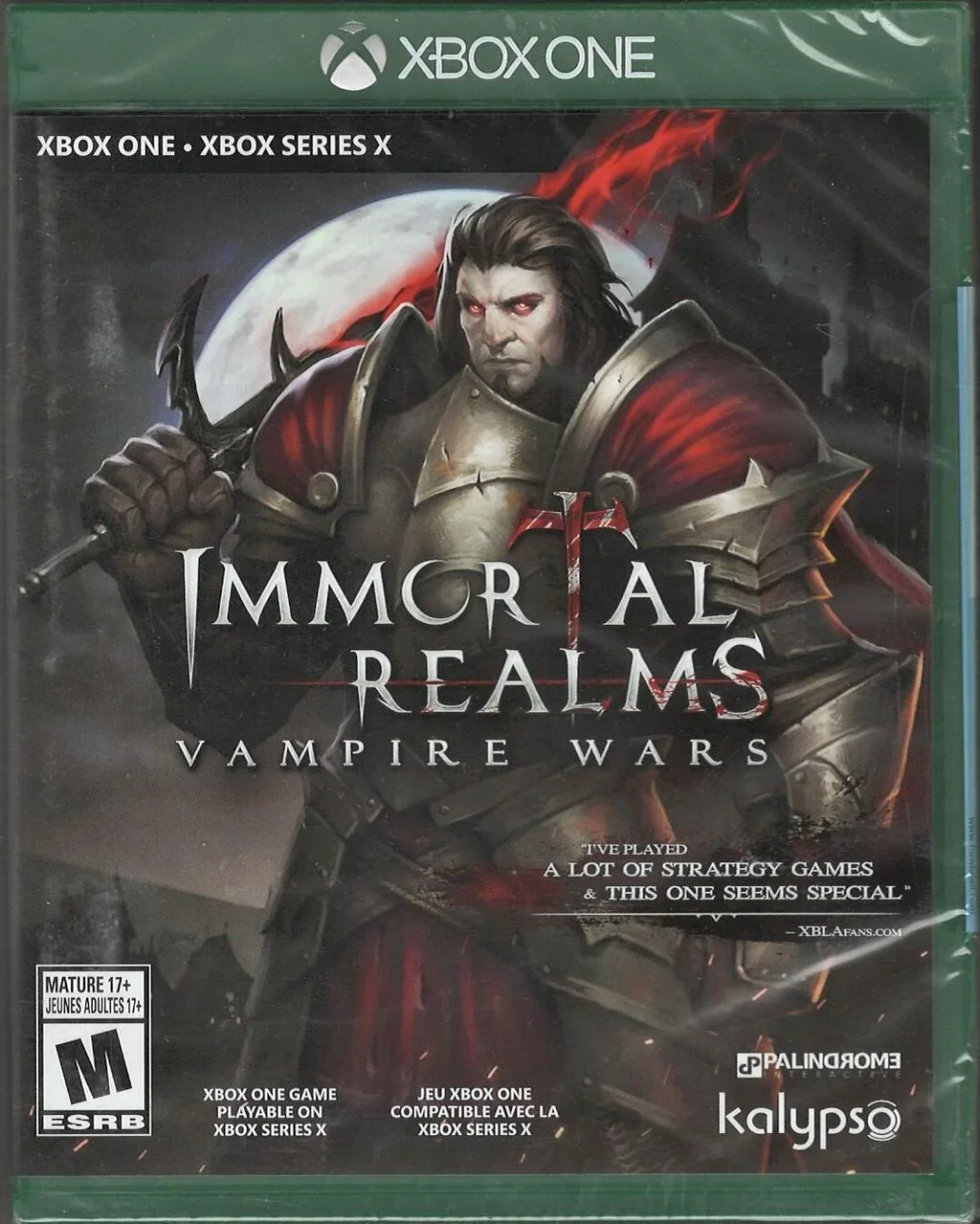 Stylish Immortal Realms: Vampire Wars Xbox One (Brand New Factory Sealed US Version) Xbo