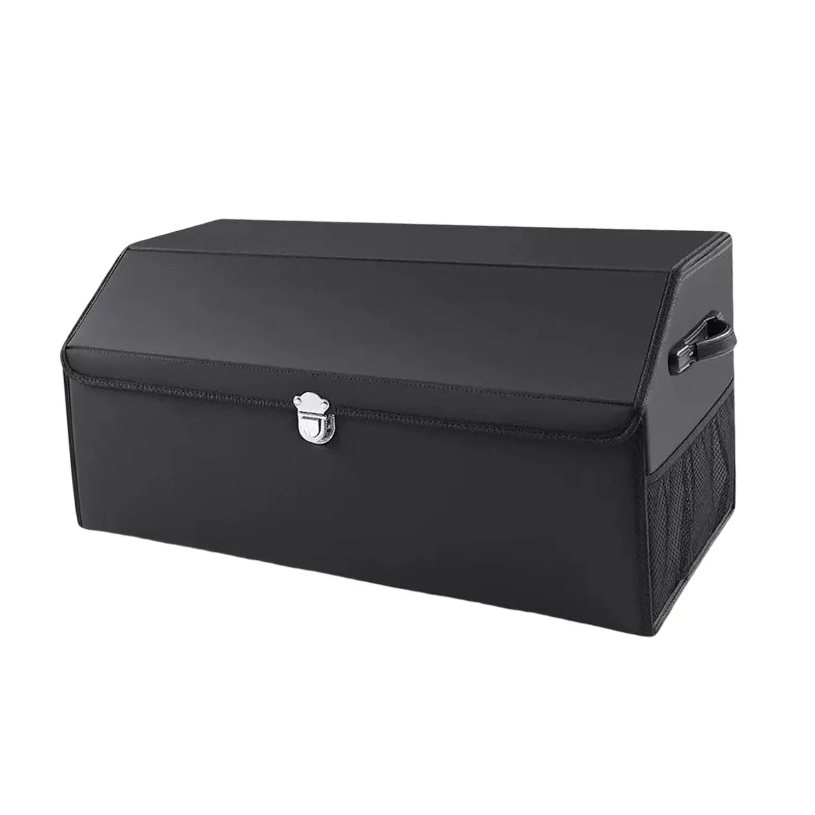 Stylish Car Trunk Organizer Dustproof with Handles Foldable Car Storage Box Bin for Cars L