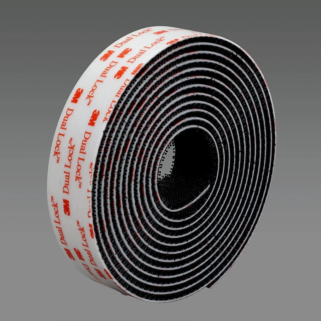 Stylish 3m Reclosable Fastener,1 in W,Black SJ3550CF