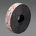 Stylish 3m Reclosable Fastener,1 in W,Black SJ3550CF