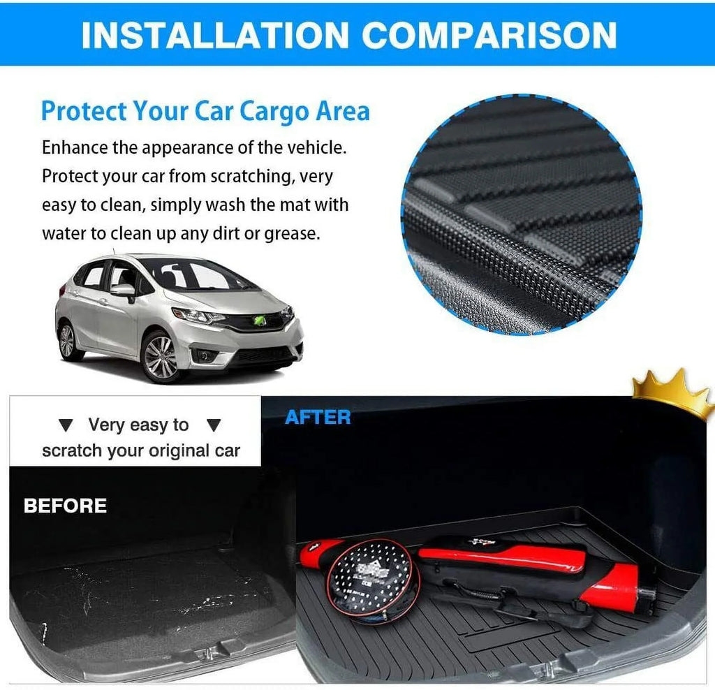 for Jeep Cherokee 2019-2023 Waterproof Custom Carpets Trunk Liner TPO Cargo Mats