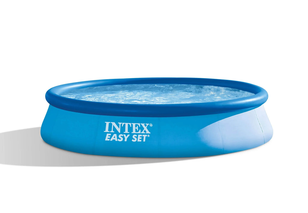 Intex 13' x 32" Easy Set Inflatable Outdoor Pool with Filter Pump & Cover - Exclusive Design