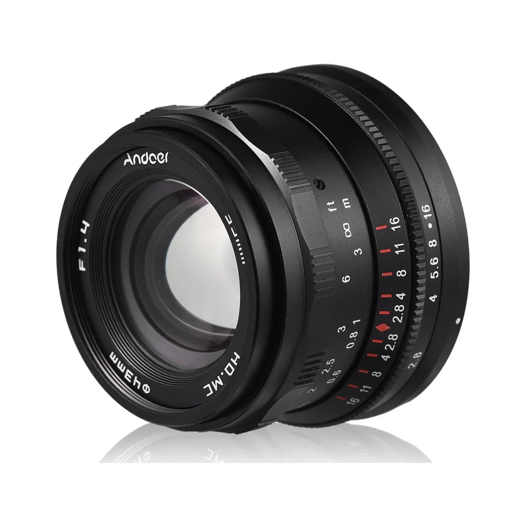 Dcenta Full Frame Camera Lens with Large Aperture Manual Focus for Sony A7/A7II/A7R/A7RII/A7S/A7SII/A6500/A6300 - Exclusive Design