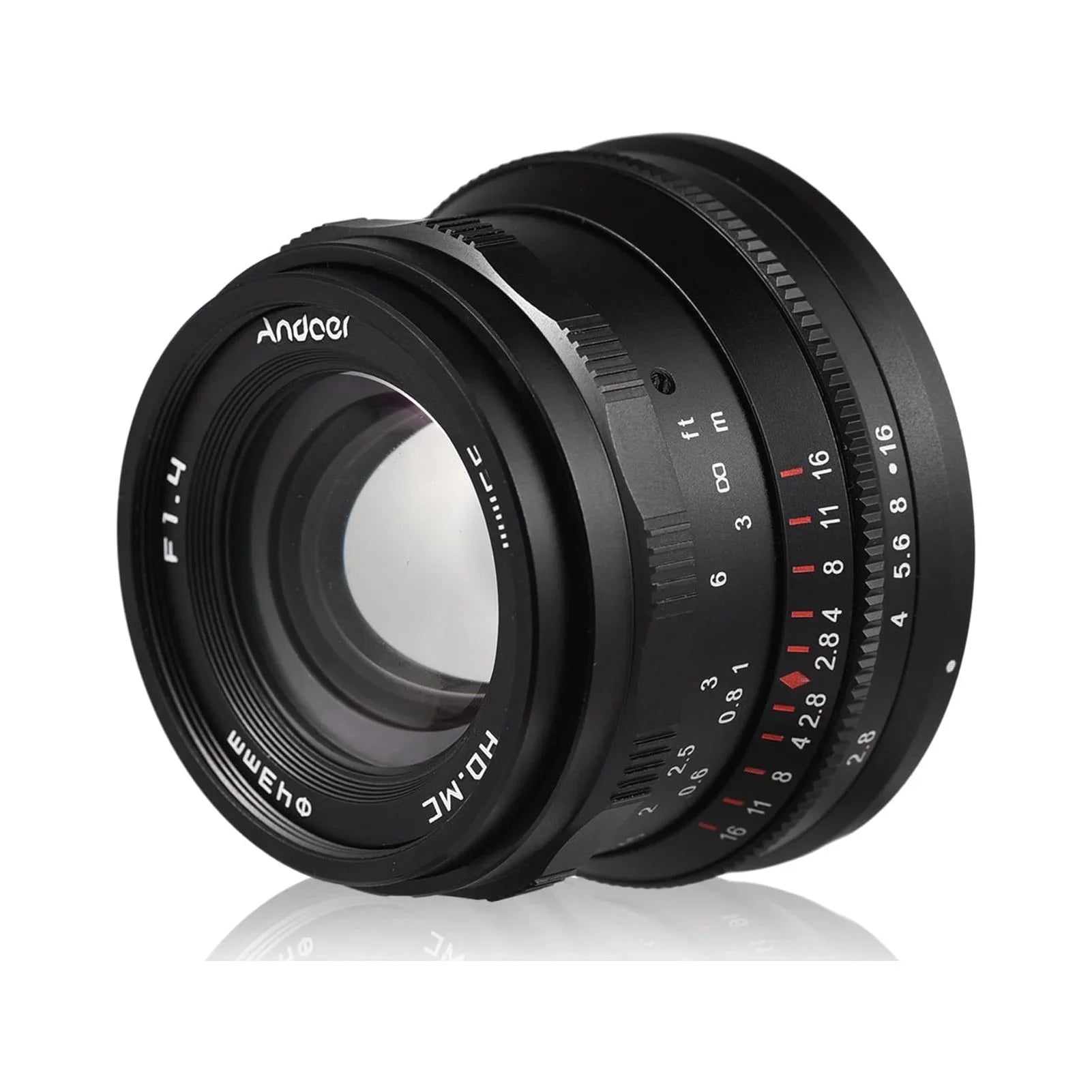 Dcenta Full Frame Camera Lens with Large Aperture Manual Focus for Sony A7/A7II/A7R/A7RII/A7S/A7SII/A6500/A6300 - Exclusive Design