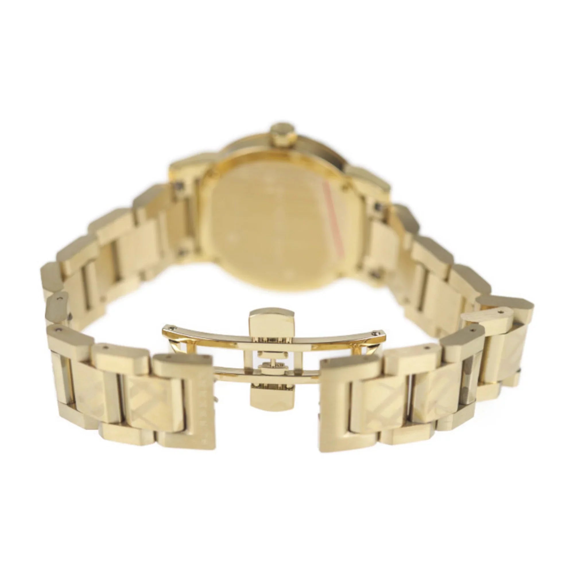 Pre-Owned BURBERRY Burberry THE CITY watch BU9145 stainless steel gold (Like New) - Exclusive Design