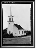 Stylish Historic Framed Print, Congregational Church, Soquel, Santa Cruz County, CA, 17-7/8" x 21-7/8"