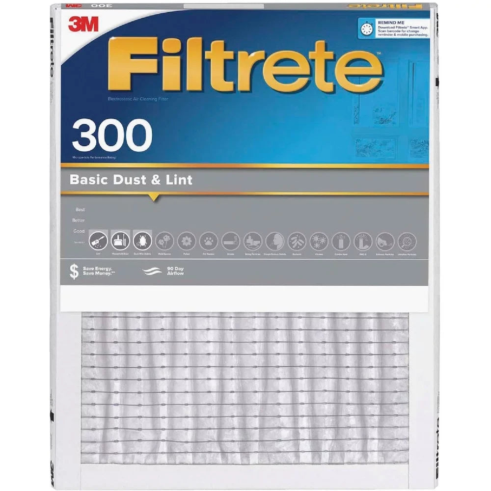 Filtrete 16x20x1 Dust Rdct Filter 300-4 Pack of 4 300-4 462306 - Exclusive Design