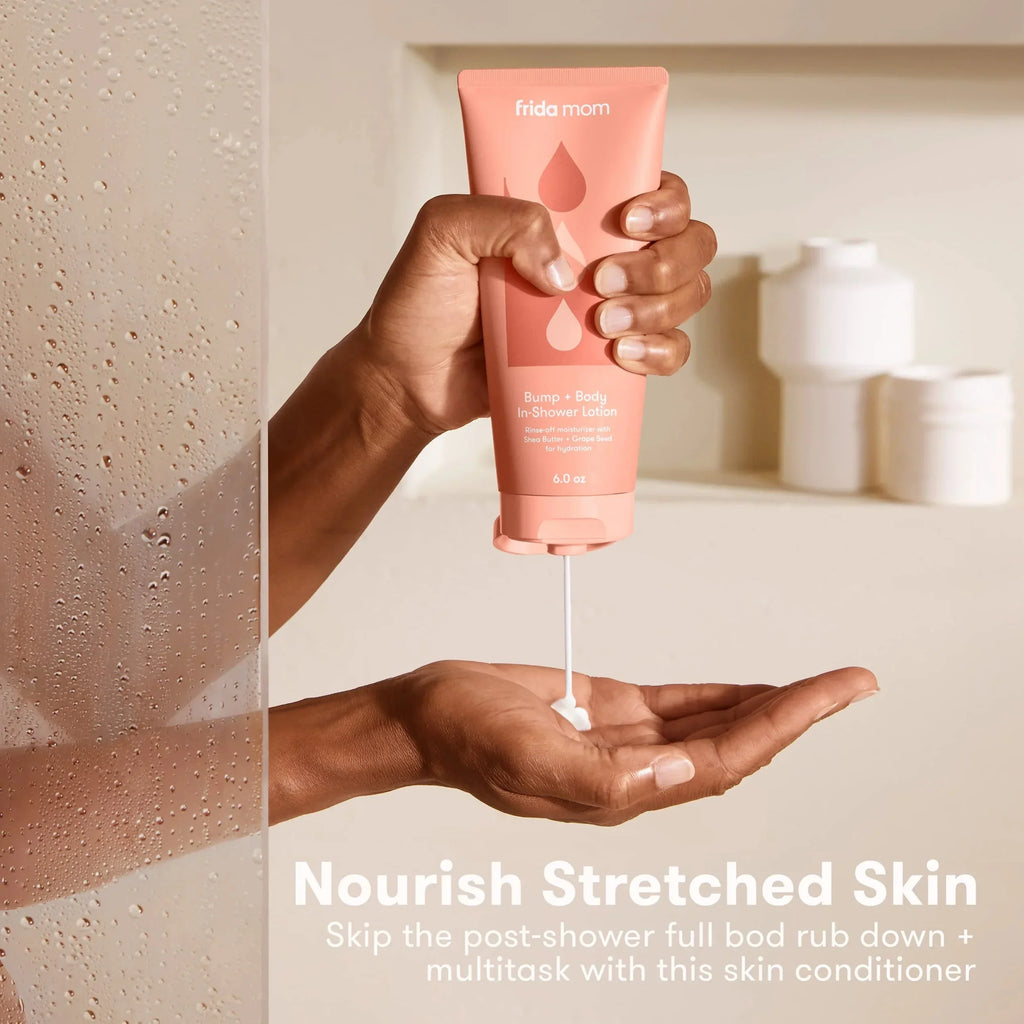 Frida Mom Pregnancy Skincare Body Relief Set for Stretch Marks, Dry Skin, Swelling Chafing - 4 Ct