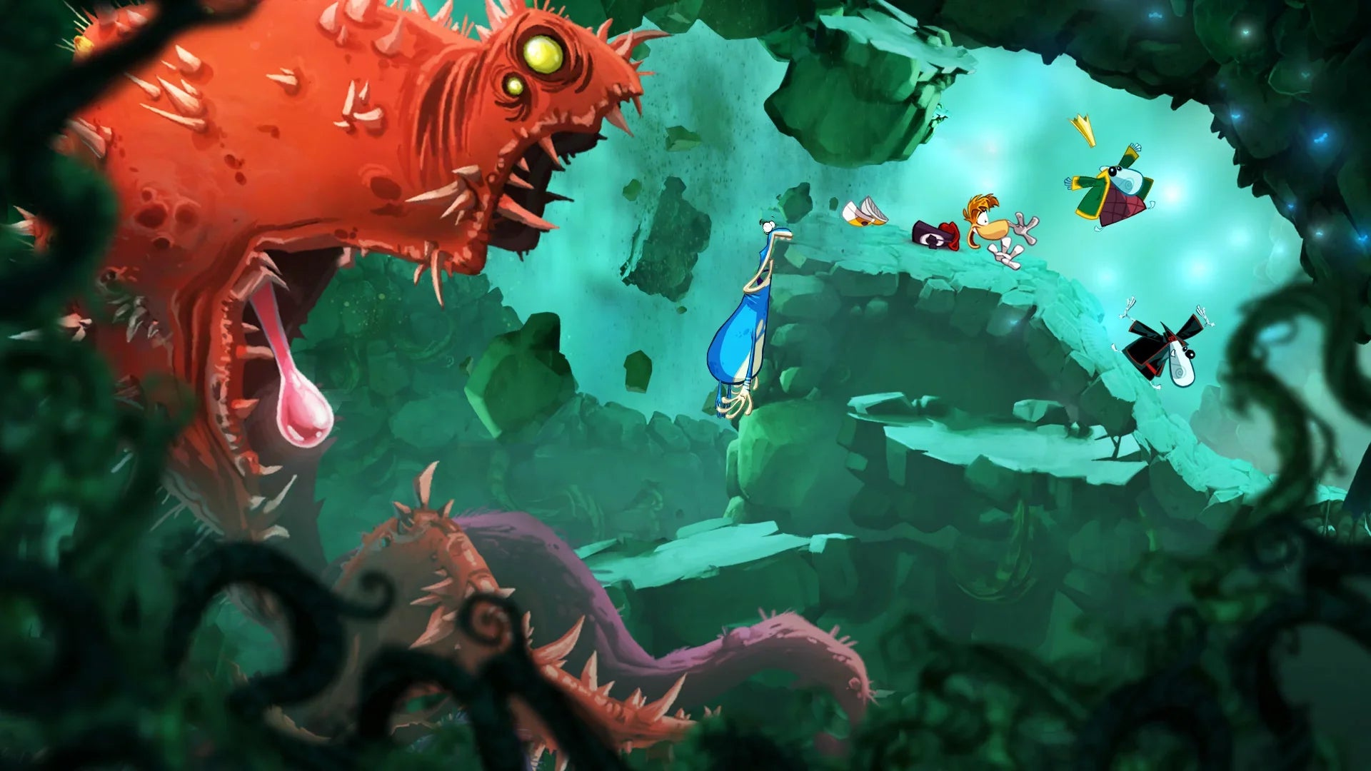 Stylish Ubisoft Rayman Origins (Nintendo Wii)