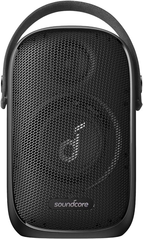 Open Box Soundcore Trance Go Outdoor Bluetooth Speaker BassUp Technology A3396 - BLACK - Exclusive Design