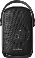 Open Box Soundcore Trance Go Outdoor Bluetooth Speaker BassUp Technology A3396 - BLACK - Exclusive Design