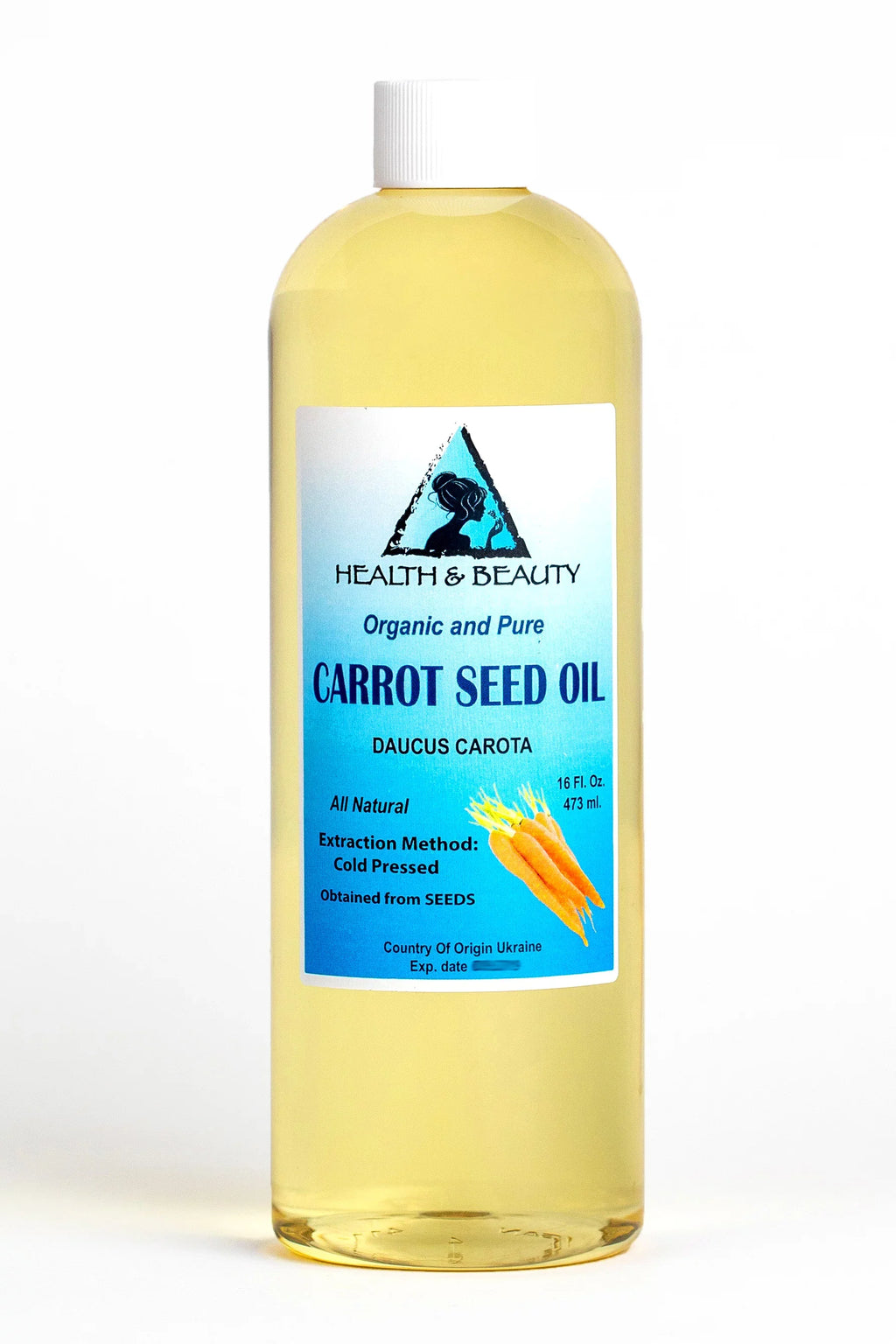 Carrot Seed Oil Organic Carrier Cold Pressed Premium Fresh 100% Pure 16 oz