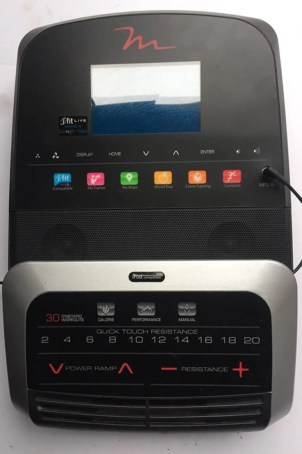 Stylish FreeMotion 510 Image Daybreak Elliptical Console Display Control Panel