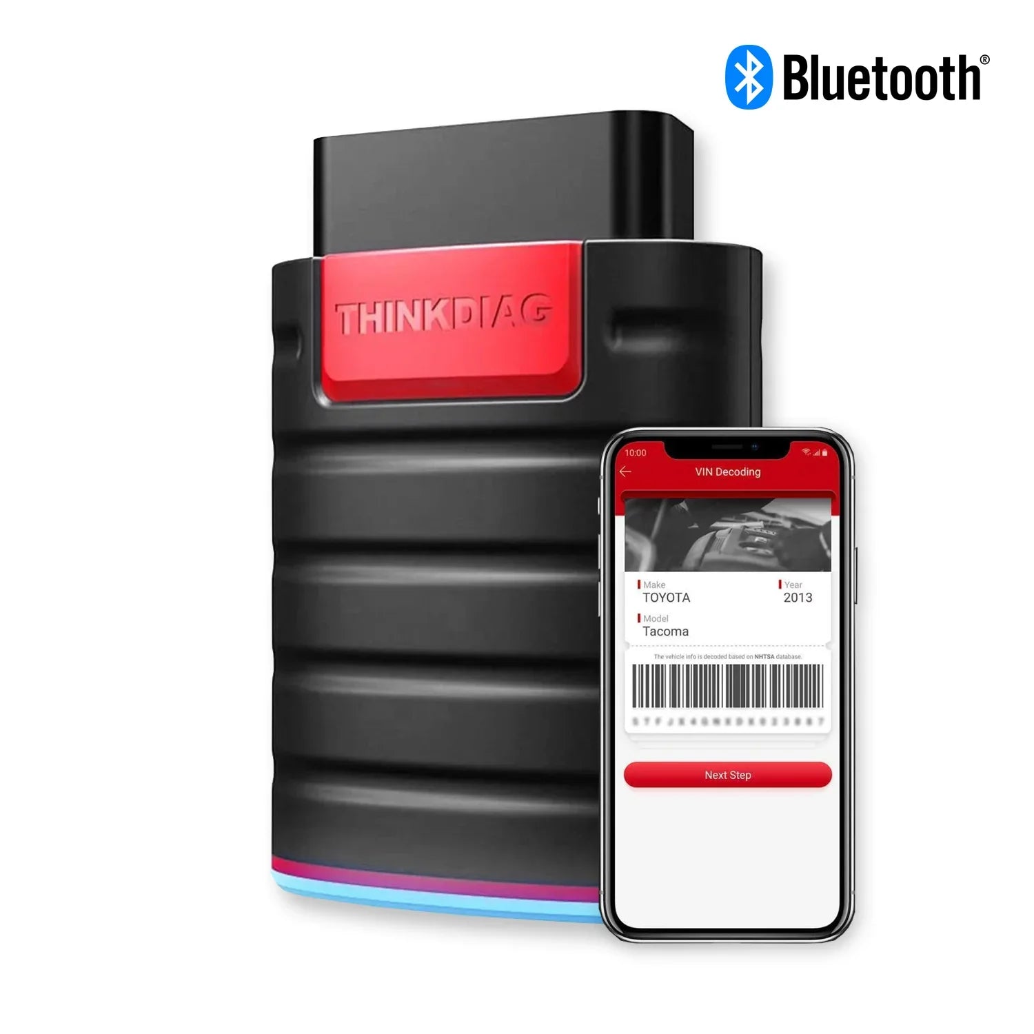Bluetooth OBD2 Scanner Full Systems Car Diagnostic Tool Code Reader (2 Year Software Included) 15 Maintenance Functions for Cars Since 1996- THINKCAR THINKDIAG - Exclusive Design