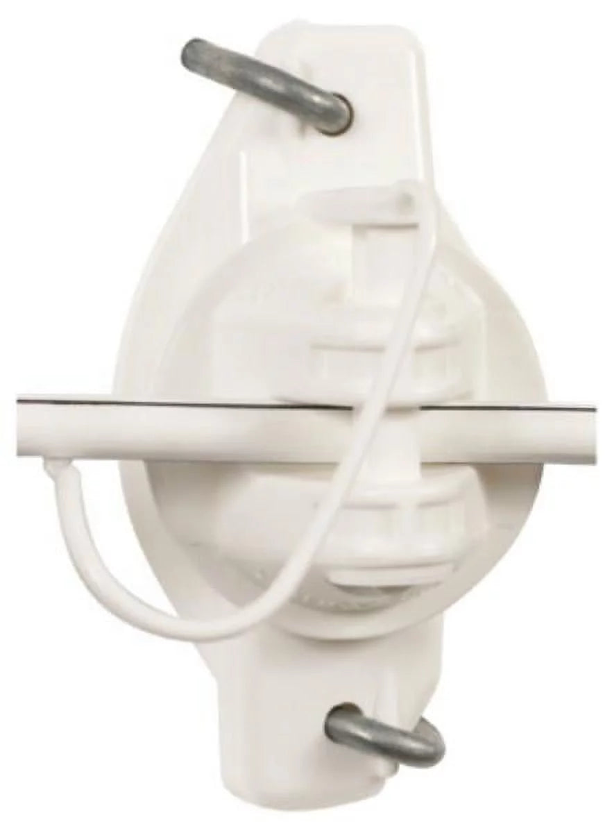 Stylish Gallagher G626144 EquiFence Pinlock Wooden Post Insulator, White, 25-Pack, Each