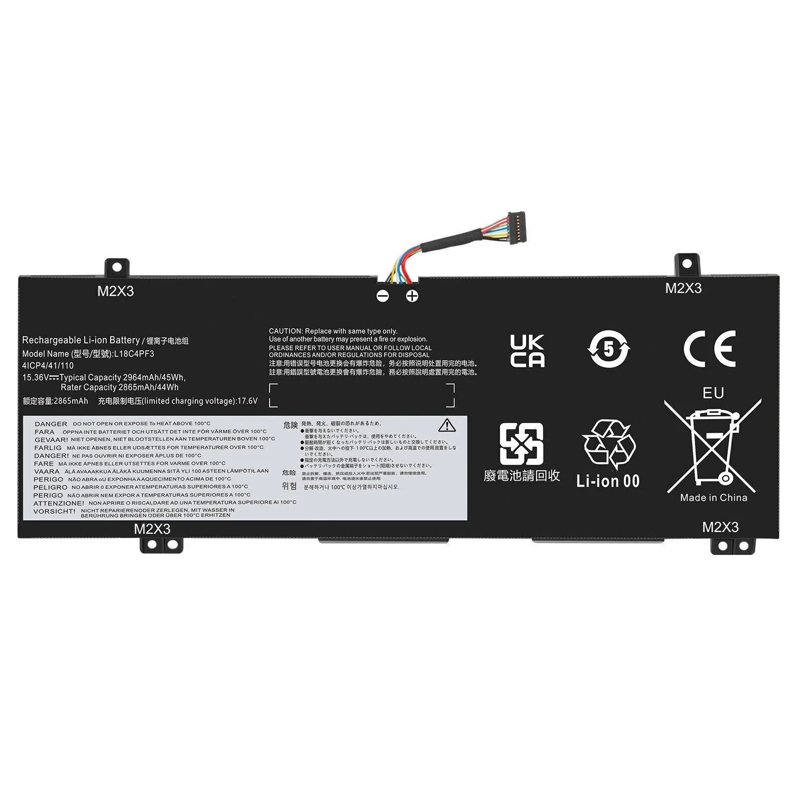 Laptop Battery for ThinkPad P43s T490 T495 T14 L18M3P74 02DL007