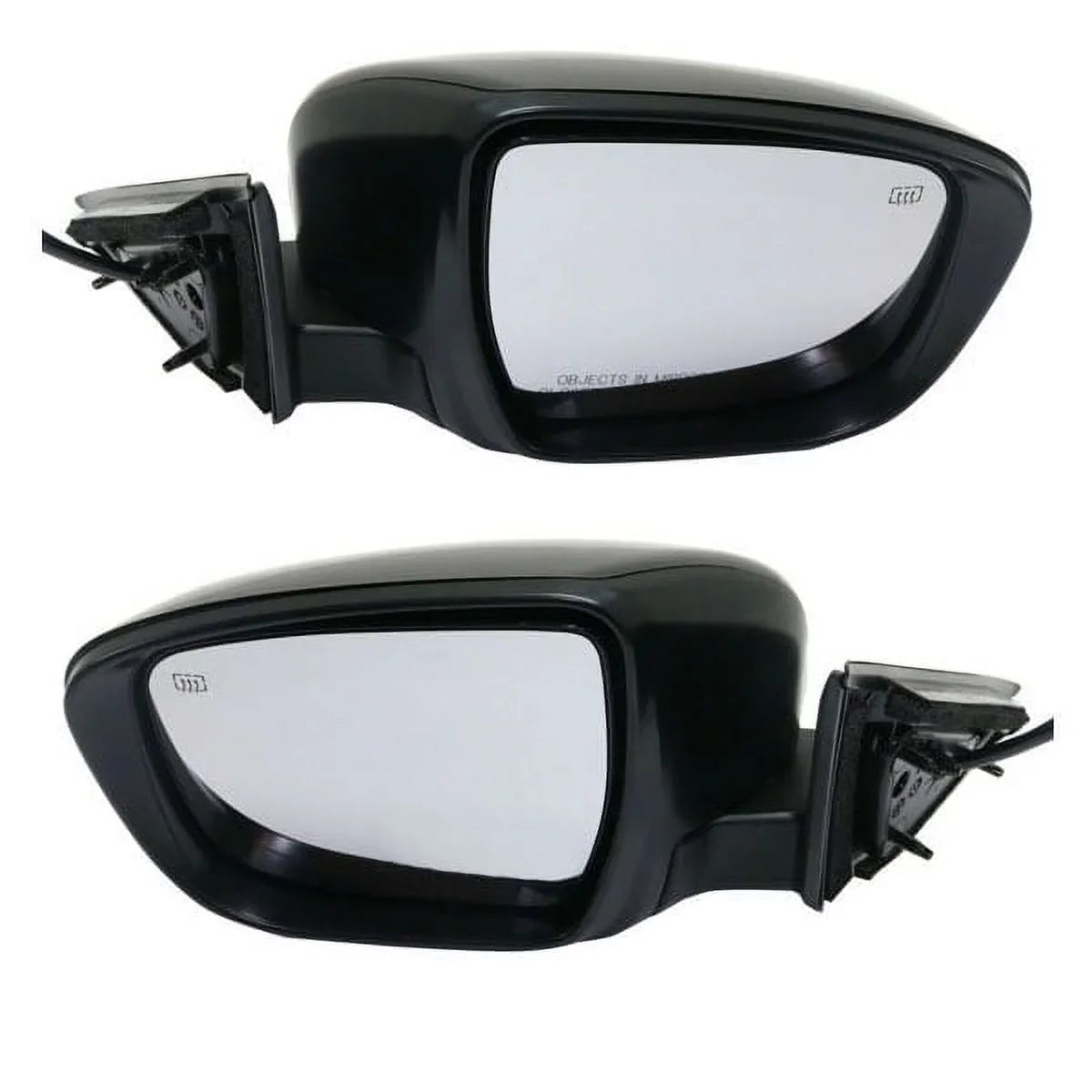 Stylish For 14-16 Rogue USA Built Rear View Mirror Power w/Signal w/o Camera Set Pair