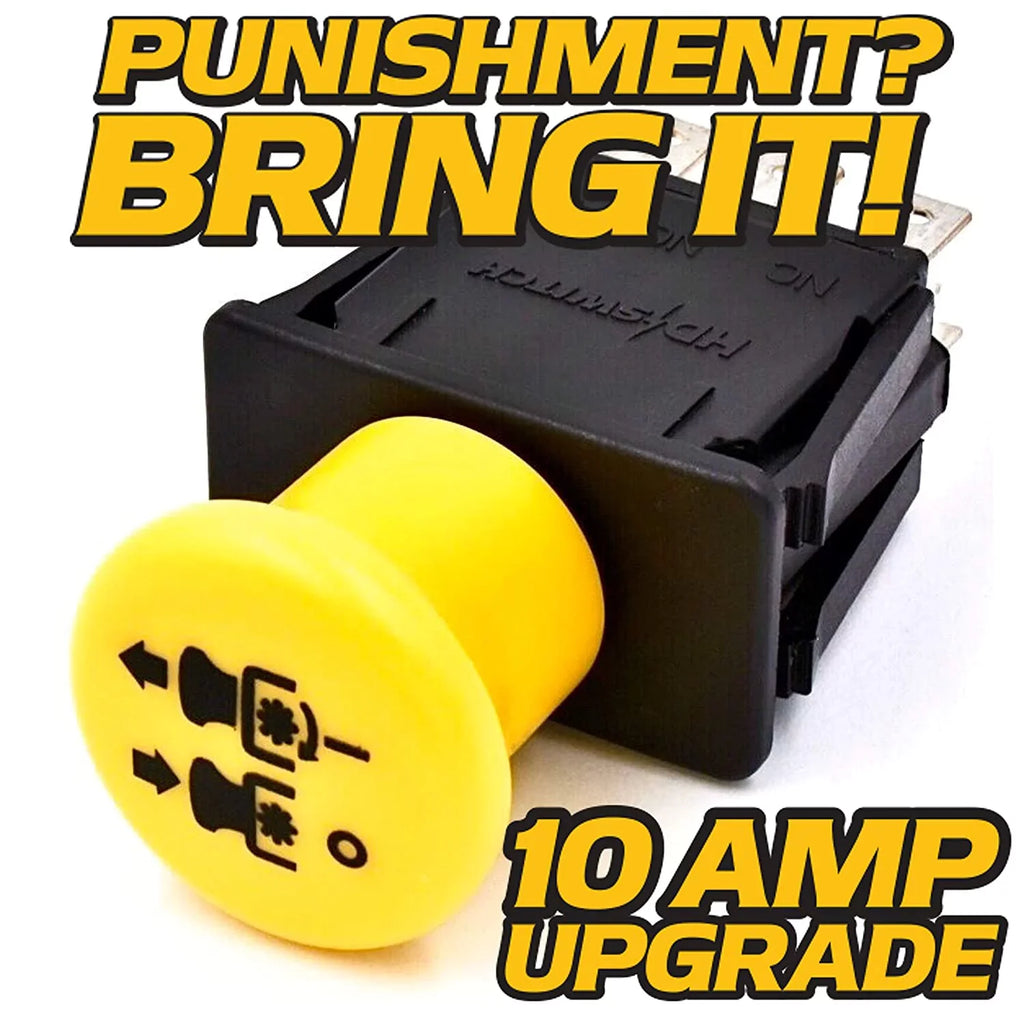 HD Switch 10 AMP Upgrade IP53 Sealed Blade Clutch PTO Switch - fits Scag 463034 Cheetah Freedom Z Tiger Cub SMZ-48, SSZ-20CV - Exclusive Design
