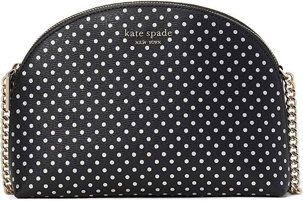 Stylish Kate Spade Women's New York Spencer Metallic Dots Double Zip Crossbody Bag