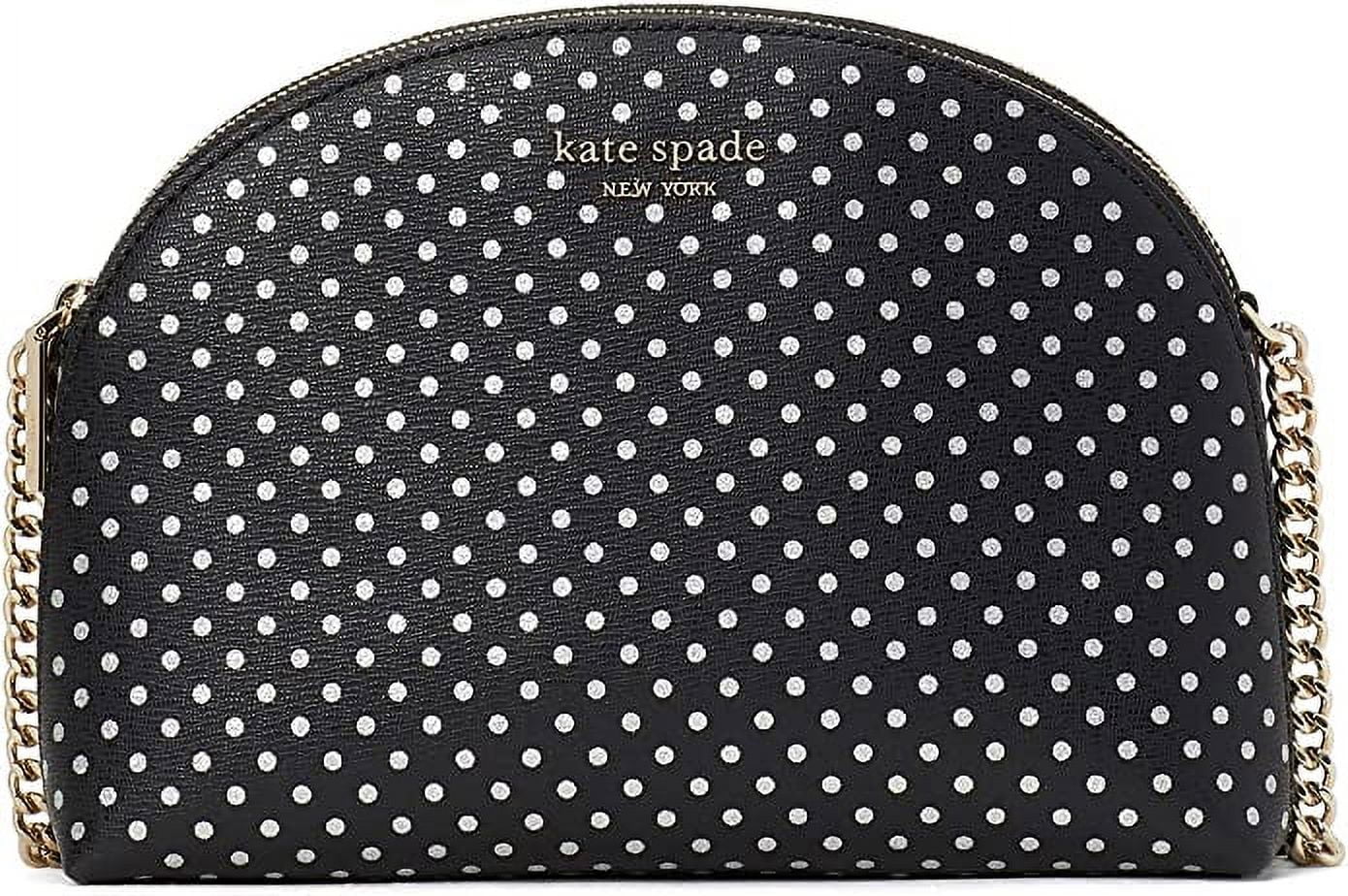 Stylish Kate Spade Women's New York Spencer Metallic Dots Double Zip Crossbody Bag