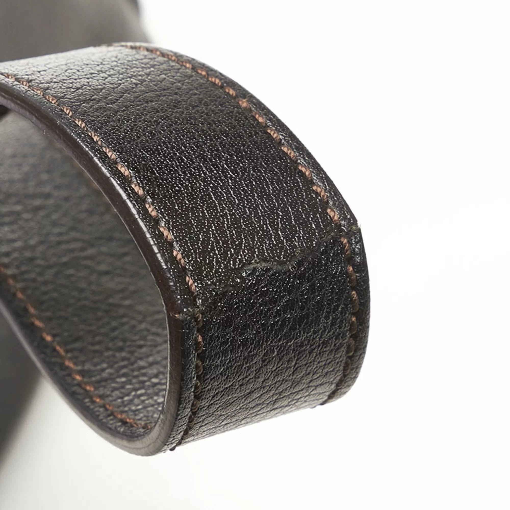 Pre-Owned Cartier handbag shoulder bag brown leather ladies CARTIER (Fair) - Exclusive Design