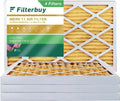 Filterbuy 16x25x2 MERV 11 Pleated HVAC AC Furnace Air Filters (4-Pack) - Exclusive Design