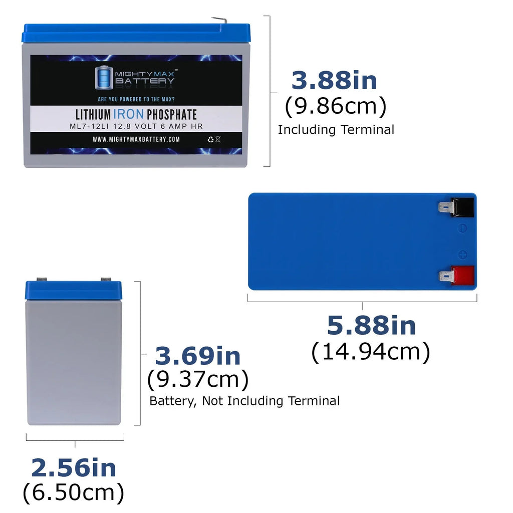 12V 7AH Lithium Replacement Battery for Altered Pro-Line 600 V3-S - Exclusive Design
